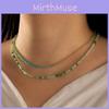 Casual Necklace Mixed Materials For Summer Trendy Looks Supplies Decoration