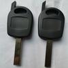 DAKATU 10pcs Replacement FOB Key Case For Peugeot 307 MAN Transponder Key Shell (HU83 Blade With Groove)
