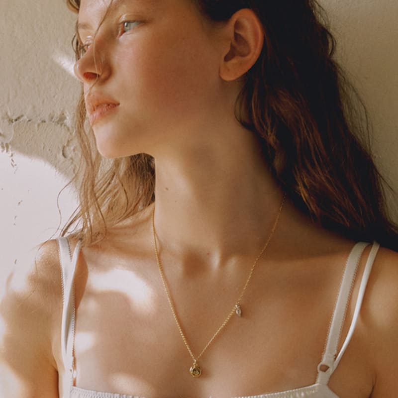 VINTAGE HOLLYWOOD Posy Rose Necklace_VH2435NE007M