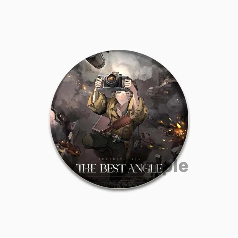 32/44/58mm Electronic Role Playing Games Badge Spathodea Ezra Desert Flannel Brooches Handmade Lapel Pins for Clothes Hat Backpack Jewelry