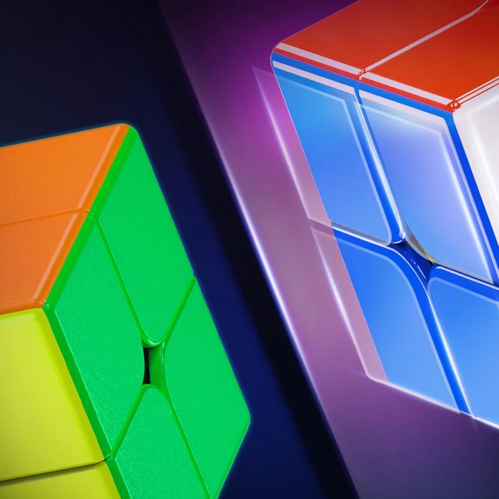 Warrior M 2x2x2 Kostka Rubik 2x2 Magnetická Speed Cube Cubo Magico Magic Cubo Profesionální Rychlostní Skládačka Soutěž