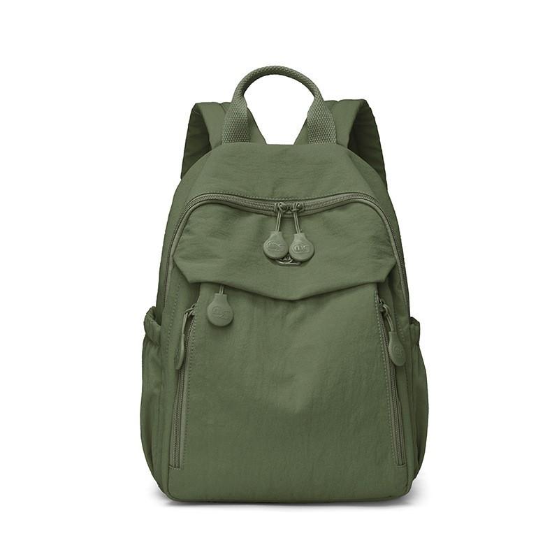 Nylon Women's Backpack Simple All-matching Casual Fashionable Small Bag Canvas Travel Student Schoolbag Mother
