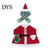 Weather Resistant Polyester Costume 1 Set Christmas Porch Goose Outfit, Festive Dress with Hat, Winter Garden Statue Clothes Fall Holiday for 23 Inch