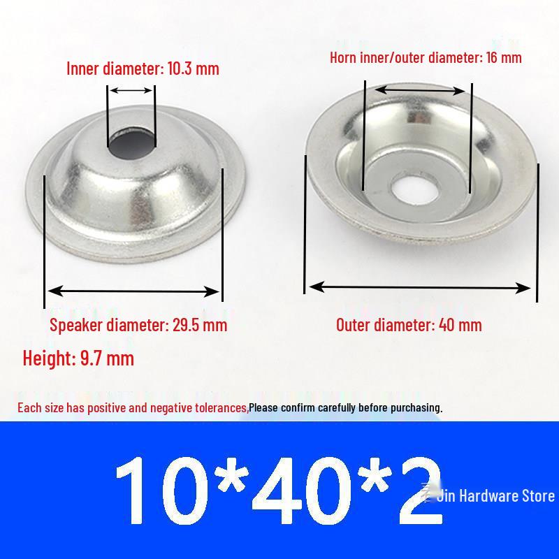 304 Stainless Steel Bowl Gasket with Washer for Adjustable Foot Cup and Recessed Hole Screw