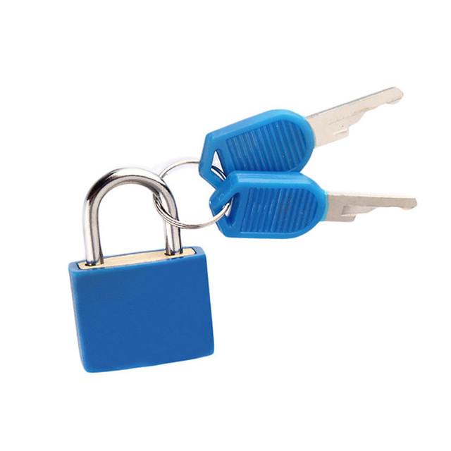 Colorful Copper Core Padlock for Suitcases, Bags, Cabinets, Dorms, and Travel