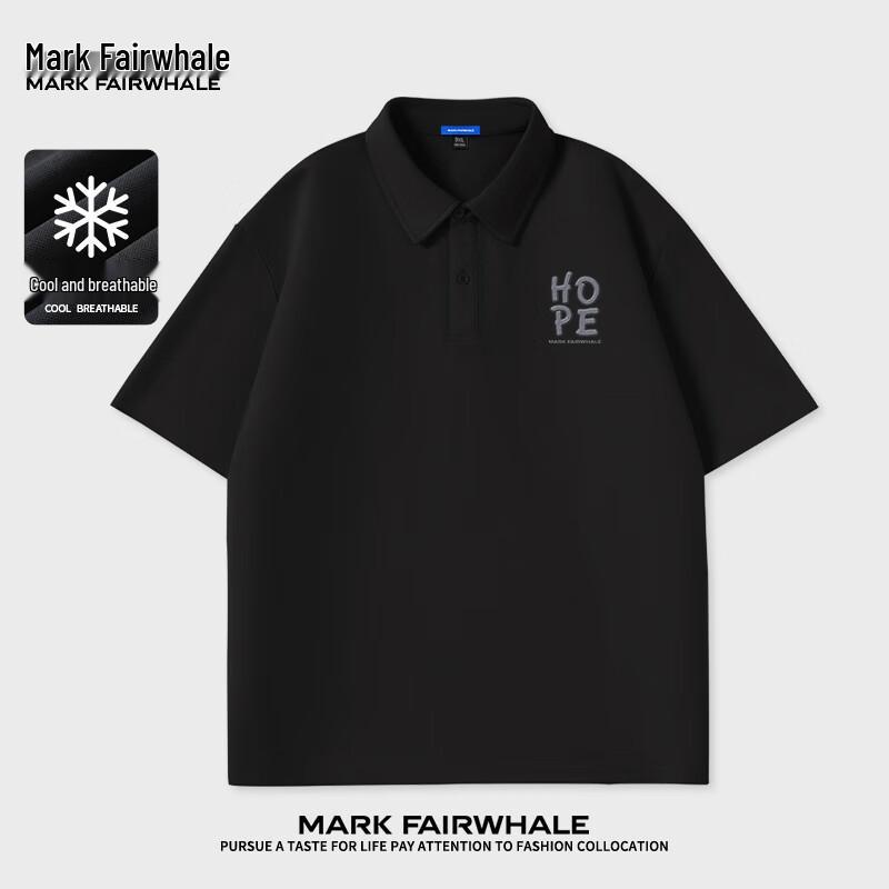 Mark Fairwhale Men s 2025 Loose Fit Cotton Pique Polo Shirt M