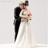 Arrival Wedding Romantic Bride and Groom Toppers Couple Figurine Marriage Funny Cake Topper for Wedding Cupcake Decoration