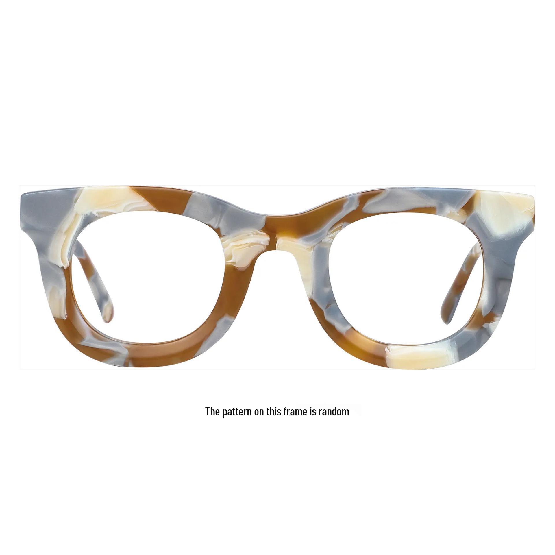 Hochwertige Handgefertigte Acetat-Brillenfassungen: Europäische & Amerikanische Stile, Bestseller-Designs gray