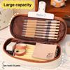Large Capacity Pen Bag Canvas Pencil Case High Quality Pen Box  Boys/Girls