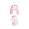 Sex Underwear Pearl Tassel Hanfu Enchanting Tulle Perspective Temptation Belly Pocket Tied Skirt Exotic Suit
