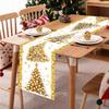 Christmas Table Runner Xmas Snowflakes & Elk Table Cover Christmas Decorations for Home 2026 Navidad Noel Gifts New Year 2026
