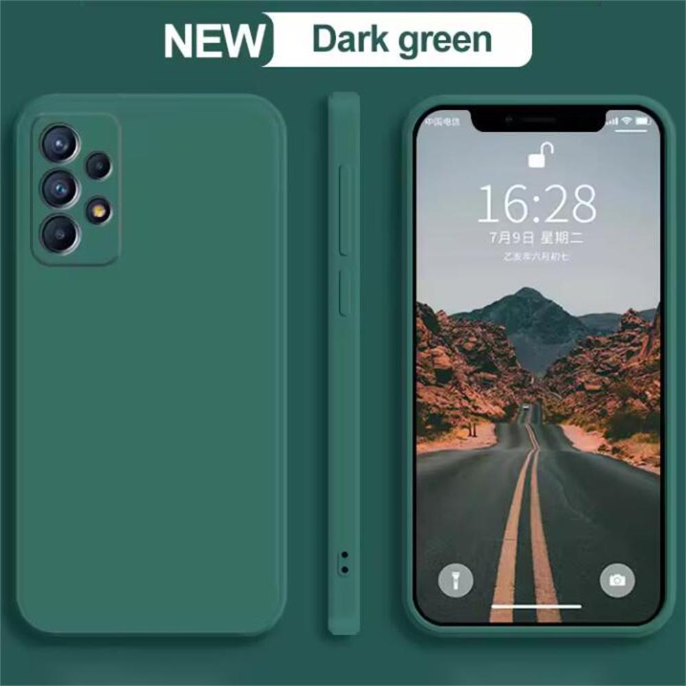 Hot sale TPU Phone Case for Samsung Galaxy A32 A33 A52 A72 4G 5G Shockproof Luxury Liquid Silicone Camera Protective Back Cover