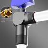 Red Blue Corner Valve Thicken Bathroom Tap Valve High Quality Water Control Valve  Kitchen