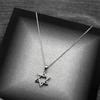 Collier pendentif Étoile de David en Argent 925 pour Femmes Luxe Zircon Bijoux Israël Cadeau