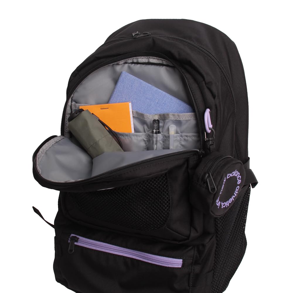 With Purple New BalanceDaypack Pouch, 32L, AC5329H,