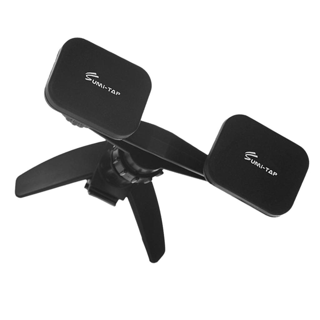 New Car Holder For Mobile Phone Holder Car Air Vent Clip Mount Cell Phone Stand Dual Magnetic Support For X Iaomi H Uawei L G
