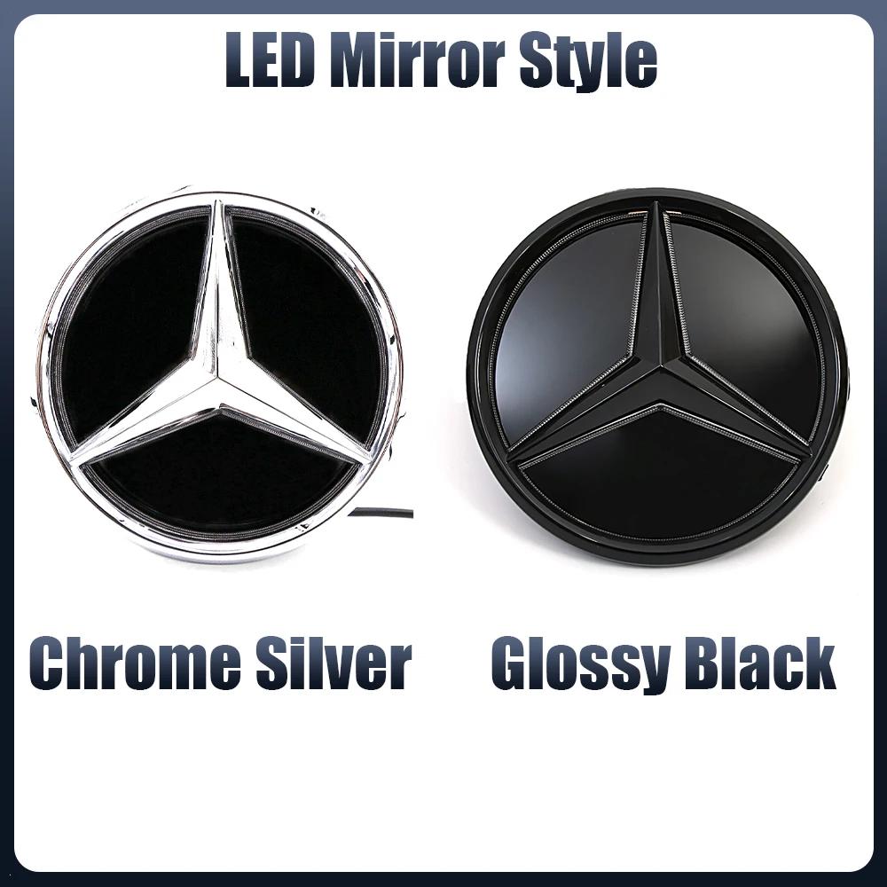 AABGS1 Front Grille LED Star Emblem Light Badge For Mercedes Benz GLC GLE GLS-Class 2016-2019