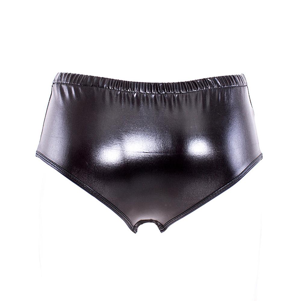 Pantaloni de castitate din piele PU Lenjerie de corp BDSM Silicon din piele PU Plug de sex Dildo Harness Centura Dispozitiv de castitate masculină Chiloți