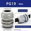 Nylon Waterproof Cable Connector Gland, M/PG Type, Flame Retardant, Sealed Threaded