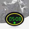 Motorbike Digital Clock LED Display Small Motorbike Voltage Temperature Meter For Women Teens Cycling Enthusiasts Commuting