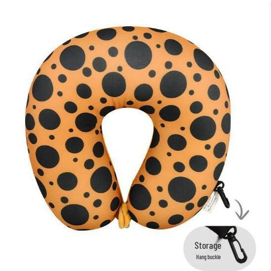 U-Shaped Foam Neck Pillow for Travel, Office Naps, and Car Support