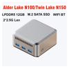 GZBOX Mini PC Small PC N1 PRO N150 Windows 11 Pro Intel N150 To Small PC 12GB 4800MHz LPDDR5 2TB SSD Game Console Ultra Mini Mini PC DP Unison Support