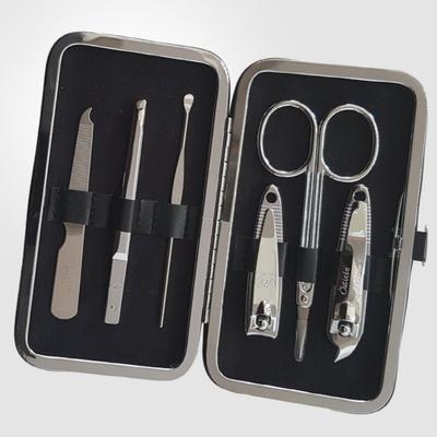 777 Three Seven Silver Nail Clippers 6 Pieces Beauty Set TS-399C Made In Korea