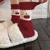 5 Pairs of New Year's Bright Red Socks for Women Autumn and Winter, Pure Cotton Mid-calf Socks, Cartoon and Cute Girl Pile Socks