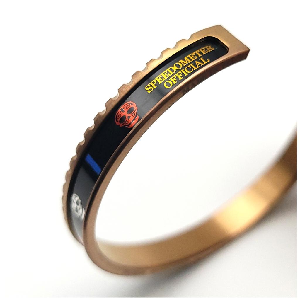 Speedometer Official [Pvd Rose Gold Collection] Skull Rainbow