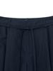 GLOWNY G Belted Linen Wide Pants (Navy)