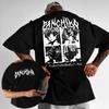 2025 Sommer Rockband Panchiko DEATHMETAL Album Doppelseitig bedrucktes T-Shirt Herren Retro Locker Lässiges Baumwoll-T-Shirt