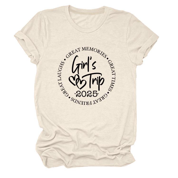 

Летний топ с круглым вырезом и принтом букв, модные повседневные женские футболки с коротким рукавом S