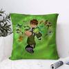 Cartoon Cute BBen Cushion Cover Eco Linen Pillow Case DoubleSided Print Breathable Durable Zipper Home Decor Gift