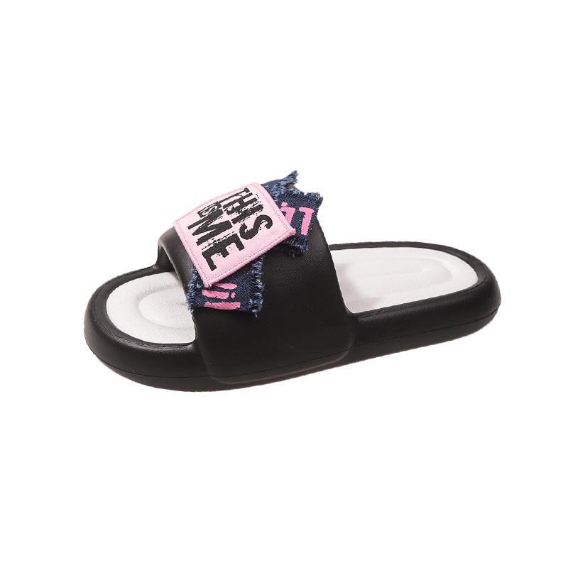 fashion 2024 New Hot Selling Fashion Women's Casual Bow Slippers Paired with Thick Sole EVA Sandals Suitable for Home and Outdoor Wear