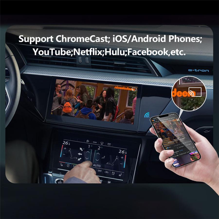 Android 11 For Carplay Ai Box Car Multimedia Player For Netflix Youtube 4G+128G