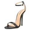 Hey Si Mey Sexy Dámské Sandály 2025 Luxusní Letní Boty Pásek kolem Kotníku Černá Bílá Vysoké Podpatky Striptérské Boty Unisex Velká Velikost 11