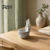 Office Desk Organizer 3D Printed OK Buddha Hand Lotus Flower Pot, Zen Style Mini Planter, Stone Texture Tabletop Ornament Desktop for Succulents