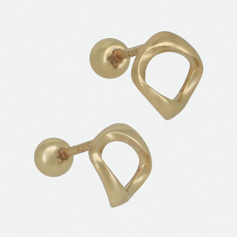 Youngglow 14k Twisted Ring Piercing