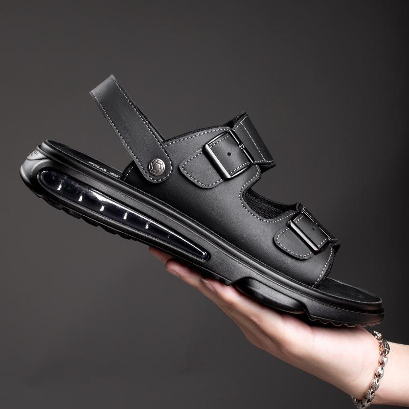 Sandals Men's Summer New Air Cushion Driving Slippers Casual Sports Non-slip Soft-soled Outdoor Beach Shoes