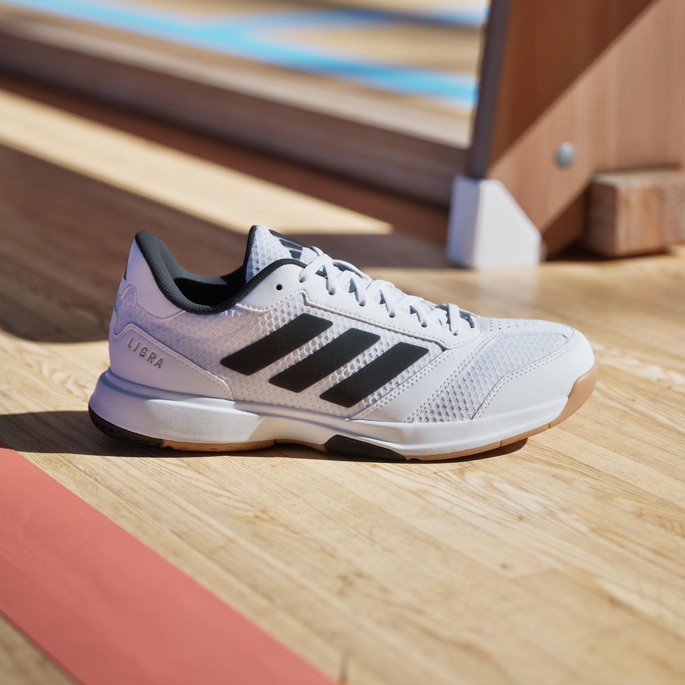 adidas Ligra 8 Indoor Облачно-белый Основной черный 40.5