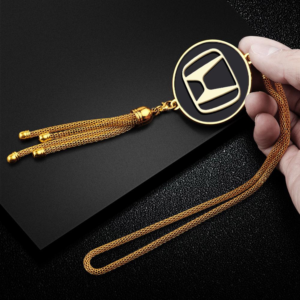 Auto Styling Car Rearview Mirror Pendants Emblem Hanging Ornaments Accessorie For Honda Mugen Power Civic Accord Odyssey City RF6 wsvj7