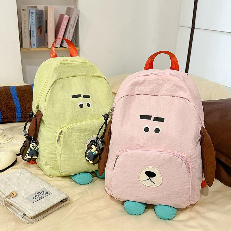 Girls' Schoolbags Korean Style High School Simple Campus College Student Soft Girl Japanese Cute Funny Backpack
