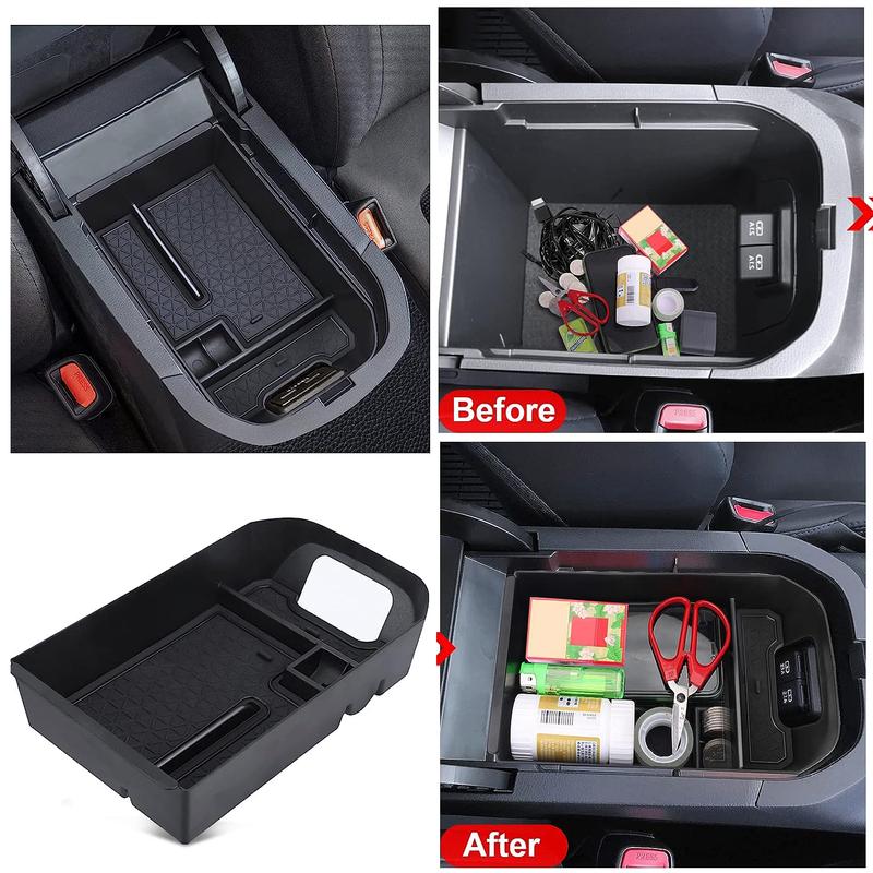 Armrest Center Console Organizer Tray For Toyota RAV4 2023 2022 2021 2020 2019 Storage Box Holder Car Interior Accessories