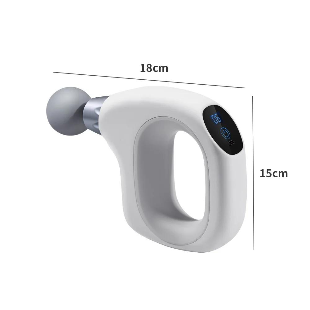 Portable Ring Fascia Gun, 12 - Speed 4 - Head, Long - Lasting Quiet Full - Body Massager Body Massager Neck Massager