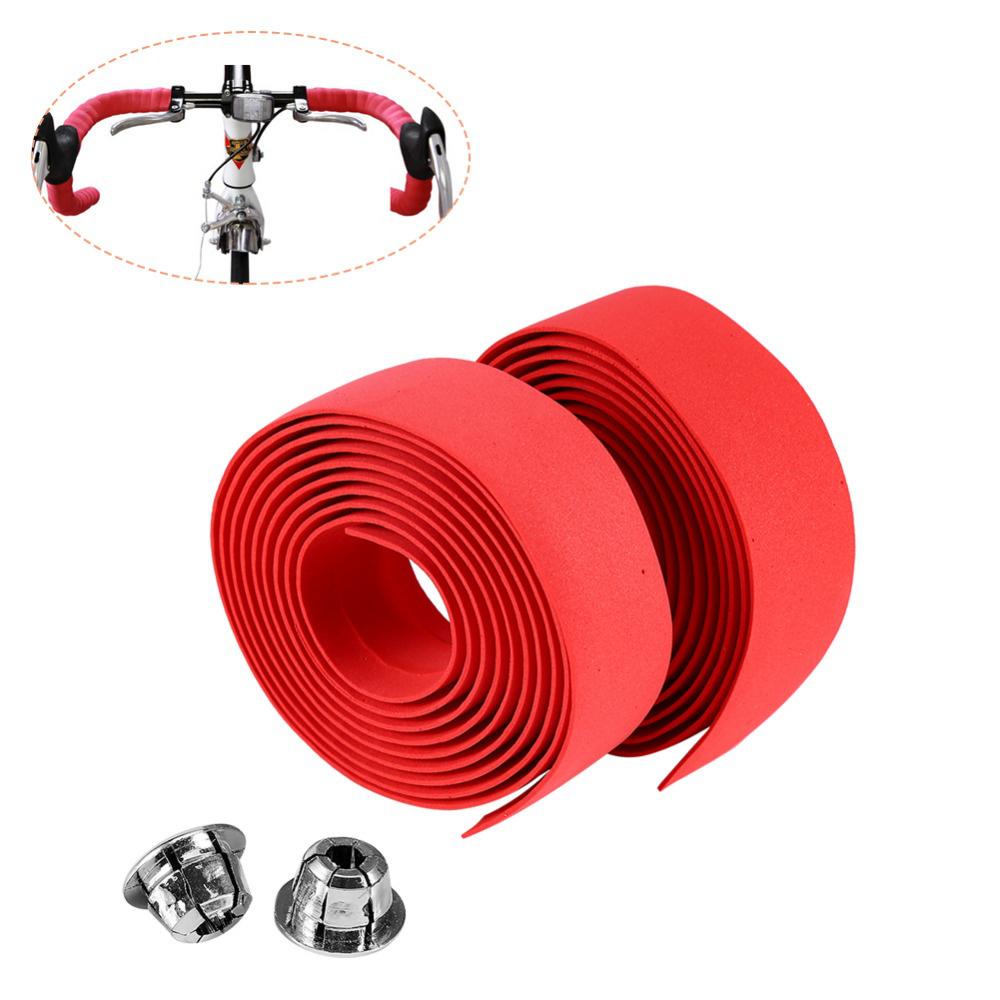 1 Paio Nastri Manubrio Bicicletta Sportiva Mountain Bike Antiscivolo Cinghia Avvolgente per Manubrio Bicicletta