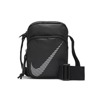 Heritage Solid Color Logo Zipper Shoulder Crossbody Bag Unisex Bags Black DB4696-010