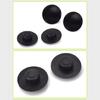 10Pcs 6mm Bike Rubber Stem Top Cover Headset Caps Black Rubber Headset Screw Cover Dustproof Headset Cover Enduring