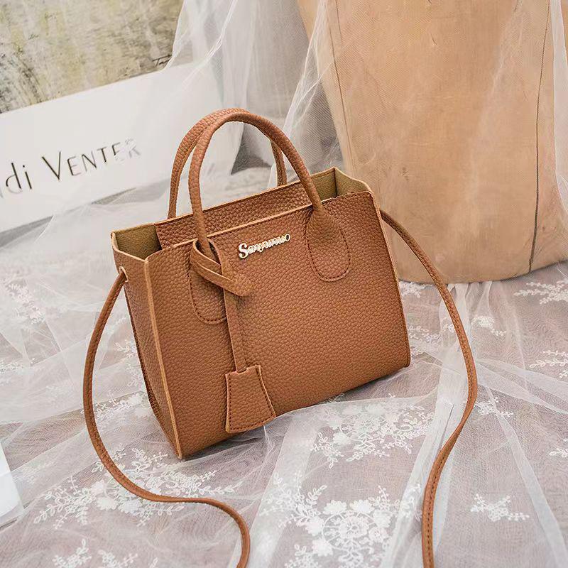 Lychee Grain Handbag for Women - 2024 Small Tote Bag