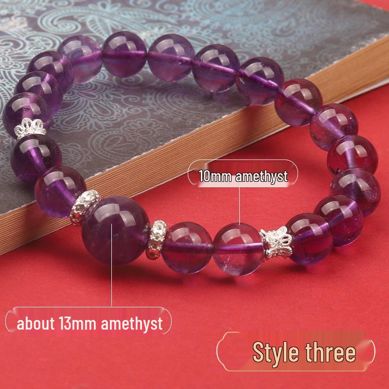 Amethyst Natural High-End Chinese Style Bracelet