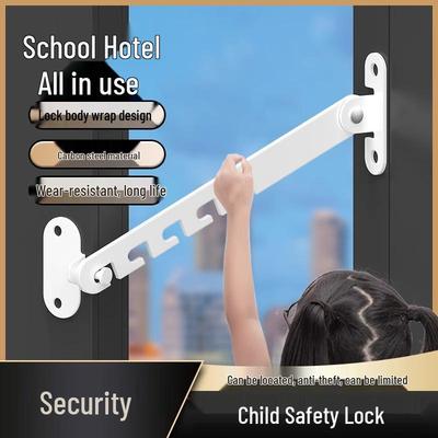 Kindersicherung für Türen & Fenster - Winddichte Stahl- und Aluminiumlegierungsstütze und Riegel